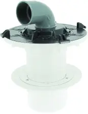 SIPHON DE DOUCHE PVC PMR SORTIE VERTICALE A COLLER NF NICOLL SIPMRVCE