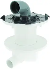 SIPHON DE DOUCHE PVC PMR SORTIE HORIZONTALE A COLLER NF NICOLL SIPMRHCE