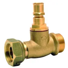 ROBINET DE COMPTEUR LAITON DROIT MALE FEMELLE TETE CACHE ENTREE ACS