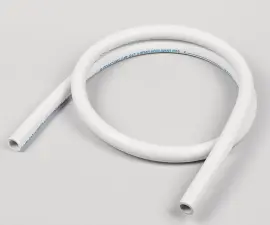 FLEXIBLE BUTANE PROPANE CAOUTCHOUC 2 COLLIERS DE SERRAGE 5 ANS NF