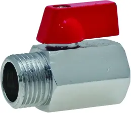 ROBINET SOUS LAVABO LAITON CHROME DROITA VISSER MALE FEMELLE A MANETTE ACS CGR