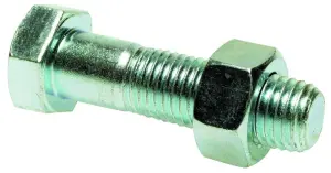BOULON EN ACIER ELECTRO-ZINGUE TH 6.8 DIN931 + DIN934