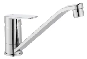 MITIGEUR EVIER A BEC PLAT ORIENTABLE POLO+ ROCA A5A896GC0F