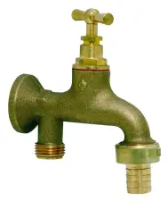 ROBINET DE PUISAGE A CLAPET LAITON TETE A POTENCE A APPLIQUE ACS