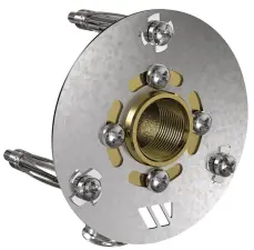 SORTIE CLOISON RONDE MONOTROU AVEC RACCORD COUDE PER A SERTIR ROBIFIX