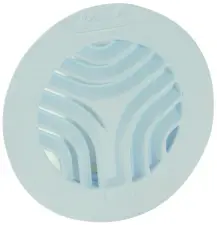 GRILLE DE VENTILATION INTERIEURE PVC BLANC POUR TUBE PVC NICOLL GATM