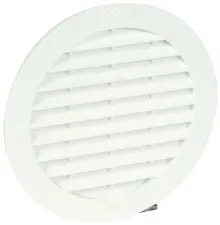 GRILLE DE VENTILATION INTERIEURE PVC BLANC POUR TUBE FIBRO-CIMENT NICOLL BC