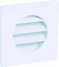 GRILLE DE VENTILATION EXTERIEURE PVC BLANC POUR TUBE PVC NICOLL GETM