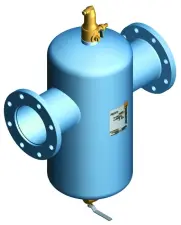 SEPARATEUR DE PARTICULES ACIER MAGNETIQUE A BRIDES PN16 ZEPARO ZIO DESP IMI-PNEUMATEX