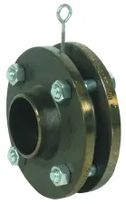 EQUIPEMENT CLAPET SIMPLE BATTANT PN10/16 BRIDES NOIRES ET BOULONS ELECTRO-ZINGUES