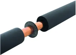 RONDELLE AUTOCOLLANTE POUR ASSEMBLAGE ISOLANT CALORIFUGE SOUPLE CAOUTCHOUC CELLULAIRE EPAISSEUR 13 MM KAIMANN