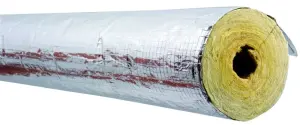 COQUILLE ISOLANTE LAINE MINERALE REVETUE ALUMINIUM EPAISSEUR 40 MM KAIMANN