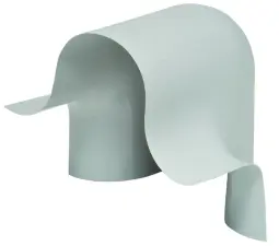 COUDE DE FINITION PVC POUR COQUILLE DE LAINE DE ROCHE