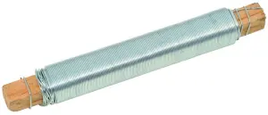 BOBINE DE FIL DE FER GALVANISE POUR FINITION PVC