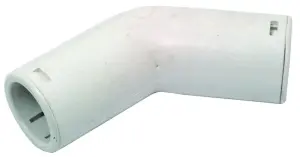 COUDE 45° POUR TUBE DE CONDENSATS EN PVC RIGIDE A EMMANCHER