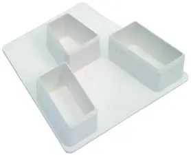 EMBOUT PVC BLANC POUR SUPPORT DE CLIMATISATION SUPVC