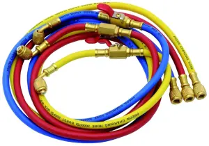 SET DE 3 FLEXIBLES AVEC VANNES POUR BY-PASS STANDARD
