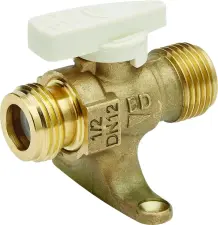 ROBINET GAZ LAITON A VISSER MALE MALE NF ROAI