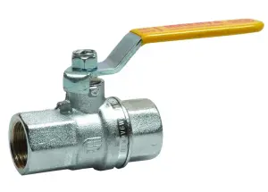 ROBINET A BOISSEAU SPHERIQUE GAZ A VISSER FEMELLE FEMELLE MINERVA EFFEBI