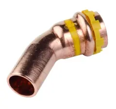 RACCORDS CUIVRE GAZ A SERTIR 45° MALE FEMELLE ATG