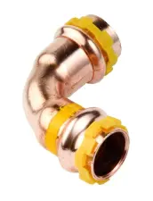 RACCORDS CUIVRE GAZ A SERTIR 90° FEMELLE FEMELLE ATG