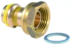 RACCORD LAITON GAZ A SERTIR FEMELLE ET A VISSER ECROU TOURNANT JOINT PLAT COMPTEUR ATG