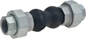 MANCHON ANTIVIBRATOIRE EPDM RACCORDEMENT UNION FONTE FEMELLE 334 CGR