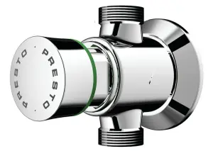 ROBINET TEMPORISE DROIT POUR URINOIR LAITON CHROME PRESTO 12 31001