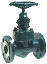 ROBINET A SOUPAPE ACIER A BRIDES PN40 ECARTEMENT DIN