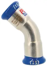 COUDE A SERTIR 45° FF SERTISTEEL INOX 316L (1.4404)