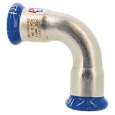 COUDE A SERTIR 90° FF SERTISTEEL INOX 316L (1.4404)