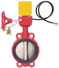 VANNE PAPILLON INCENDIE FONTE GS AVEC CONTACT FDC AGREE APSAD
