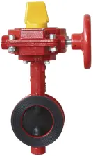 VANNE PAPILLON INCENDIE FONTE GS AVEC CONTACT FDC AGREE FM