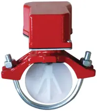 CONTROLEUR DE DEBIT A PALETTE ALUMINIUM POUR RESEAU INCENDIE UL FM