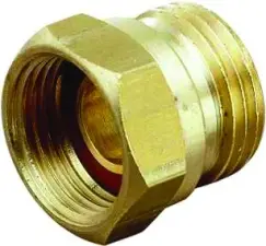 ADAPTATEUR POUR FLEXIBLE FLEXERP LAITON MALE FEMELLE A VISSER BUTANE PROPANE