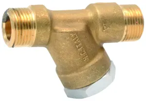 FILTRE GAZ BRONZE A VISSER MALE MALE 80 MICRONS