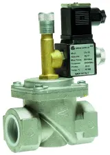 ELECTROVANNE GAZ ALUMINIUM A VISSER FEMELLE FEMELLE A REARMEMENT MANUEL 230 VOLTS