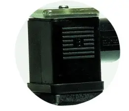 CONNECTEUR POUR BOBINE D'ELECTROVANNE GAZ 2010