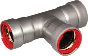 TE EGAL A SERTIR POUR TUBE ACIER A PAROI EPAISSE POWERPRESS