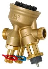 VANNE D'EQUILIBRAGE ET DE REGULATION LAITON FILETEE MALE MALE PN16 TA-COMPACT-P IMI