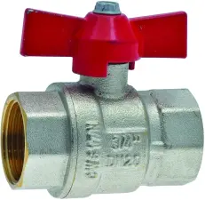ROBINET BOISSEAU SPHERIQUE A PRESSE ETOUPE ACS FF A MANETTE PRESSOM