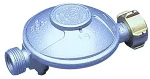 DETENDEUR BASSE PRESSION BUTANE A VISSER ECROU BOUTEILLE FEMELLE ET MALE 20x150 NF
