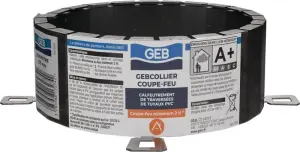 MANCHON COUPE-FEU POUR TUYAUTERIE PVC GEB