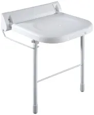 SIEGE DOUCHE PMR RELEVABLE ABS BLANC PRESTO 60584