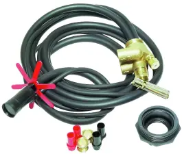 COMBINE MULTIBLOC BITUBE POUR CUVE A FUEL AVEC VANNE POLICE RACCORDEMENT A VISSER MALE