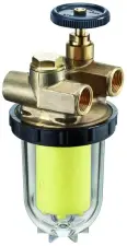 FILTRE A FUEL LAITON DOUBLE CONDUITE OILPUR OVENTROP