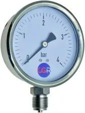 MANOMETRE INOX RACCORD RADIAL INOX A BAIN DE GLYCERINE CGR
