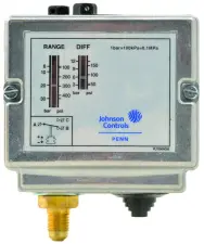 PRESSOSTAT HAUTE PRESSION POUR REFRIGERANT EAU OU AIR P77 JOHNSON CONTROLS