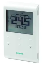 THERMOSTAT D'AMBIANCE DIGITAL PROGRAMMABLE HEBDOMADAIRE RDE100.1 SIEMENS