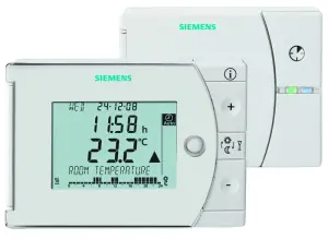 REGULATEUR DE TEMPERATURE DIGITAL PROGRAMMABLE SANS FIL HEBDOMADAIRE REV24RF SIEMENS